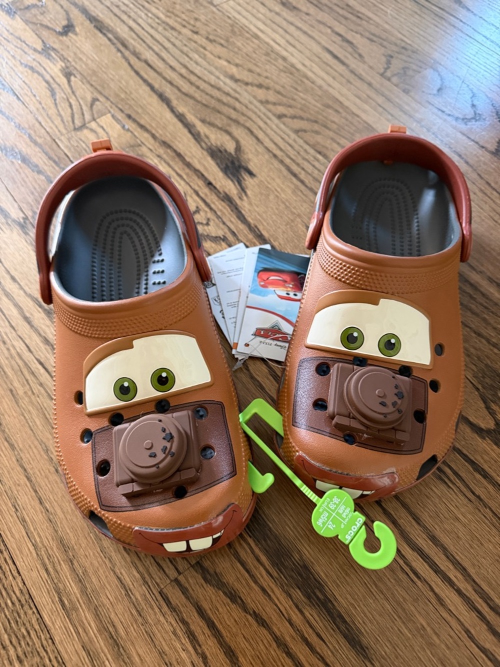 NWT CROCS Brown Character Clog Sandals